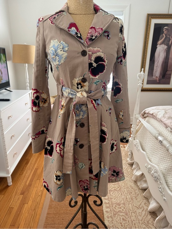 elevenses Dresses & Skirts - Anthropologie Elevenses Pansy Corset Trench Coat Pretty Little Liars Glee Size 4